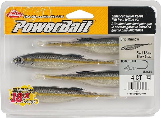 Berkley PowerBait Drip Minnow Fishing Soft Bait