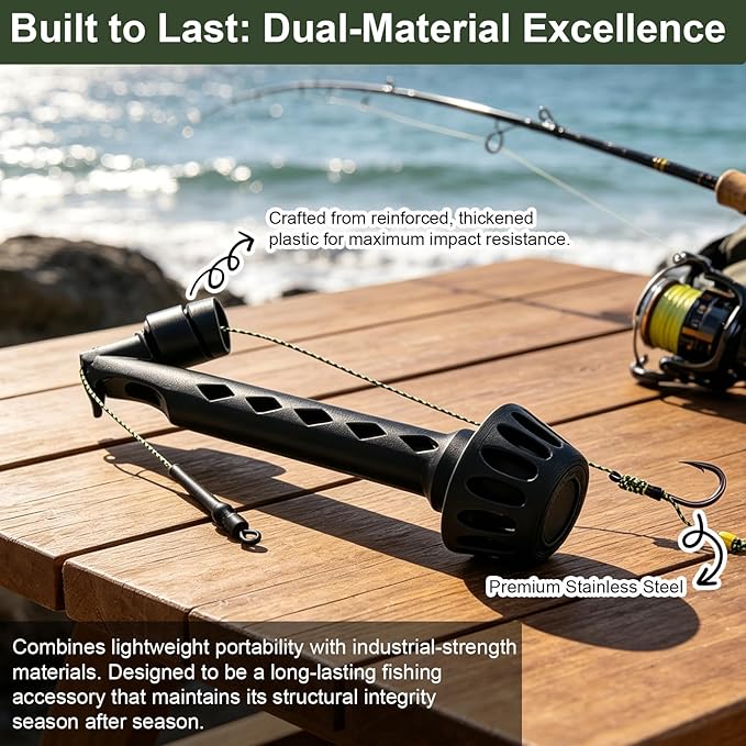 Fly Fishing Magnetic Fly Threader, Fly Fishing Knot Tying Assist Tool for Tippet, Quick Rig Fishing Accessory Works with Most Hooks & Styles