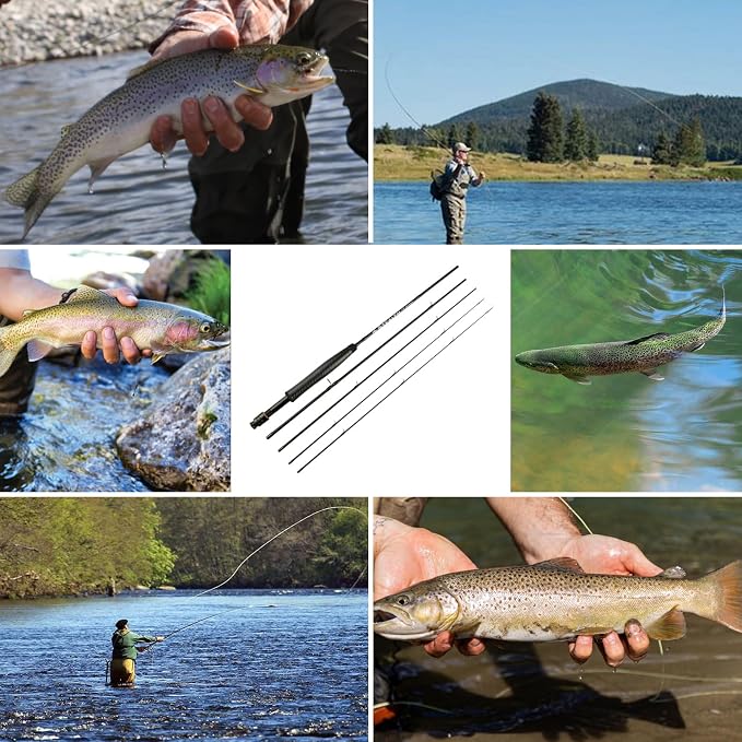 Stealth Fly Fishing Rod Combo Starter Kit