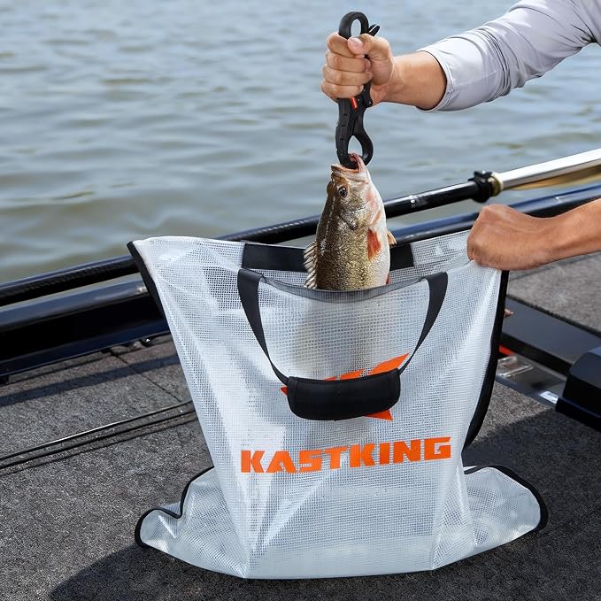KastKing EliteTote Fishing Tournament Weigh-In Bag, Heavy Duty Weigh in Bag for Tournament Fishing, 100% Leakproof, Tear- & Puncture-Resistant