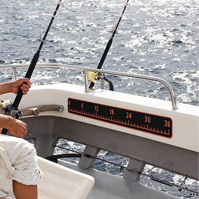 HZshark Premium EVA Foam Fish Ruler,Fish Measuring Board with Self-Adhesive Backing,Fishing Tape Measure for Boats Sailboats Yachts Kayaks