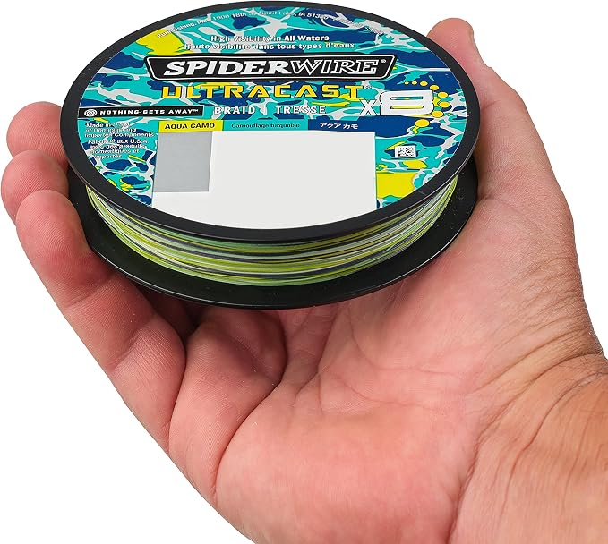SpiderWire UltraCast Braided Fishing Line with Berkley Vanish Dual Fishing Spool