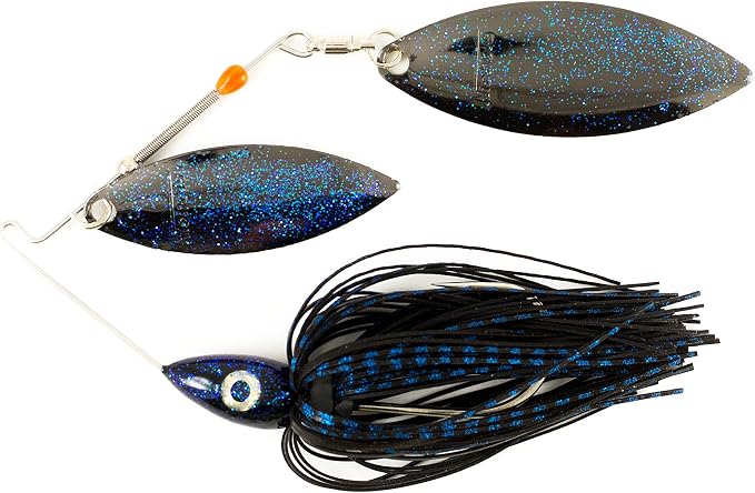 Nichols Lures Pulsator Metal Flake Double Willow Spinnerbait