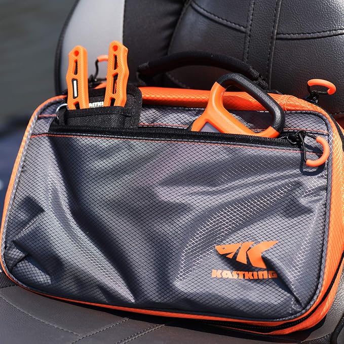KastKing Signature Lure Bag Utility Binder Tackle Bag - Fishing Gear, Self-Healing Zippers & Padded Handle Design