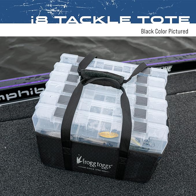 FROGG TOGGS Fishing Tray Tote, Secures Organizes and Protects Tackle Trays