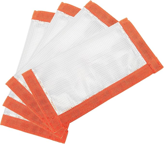 Fishing Lure Wrap for Rod, Tangle-Free Safety Hooks Cover, Secure Protectors Holder Storage for Various Bait (Orange - 4PK)