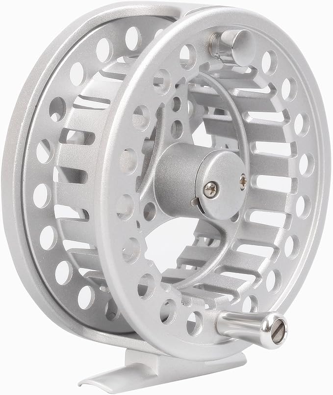 Unbranded Aluminum Fly Fishing Reel Large Arbor 3/4 5/6 7/8 Left and Right Handed Changeable Disc Drag 75mm 85mm 95mm Lake Trout Fishing
