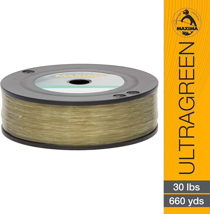 Maxima Fishing Line Maxi Spools, Ultragreen