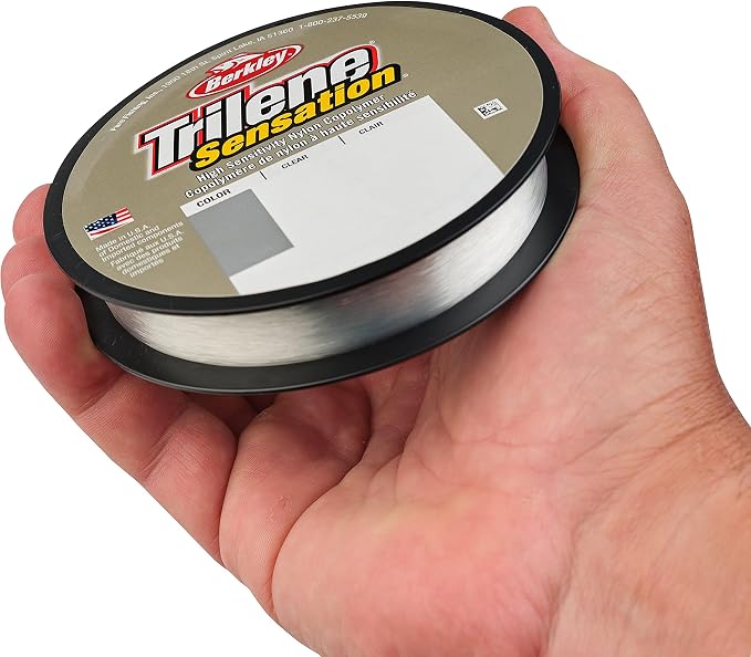 Berkley Trilene® Sensation, Clear, 12lb | 5.4kg Monofilament Fishing Line, Suitable for Freshwater Environments