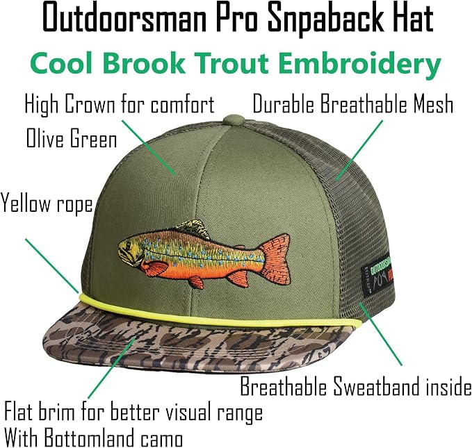 EDTREK Elite Youth Country Hat for Big Kids - Boys Snapback Hat with Flat Brim