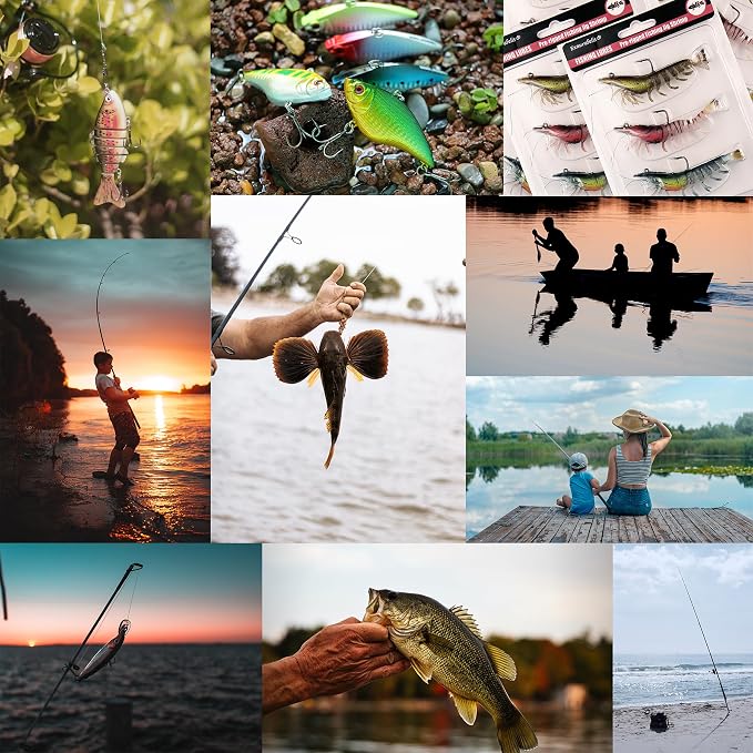 EXAURAFELIS Lipless Crankbait Fishing Lures Fishing Gear Vibration Lures VIB Lure with Treble Hook Swimbait FishingBait Sinking Lure for Bass Trout Walleye Redfish