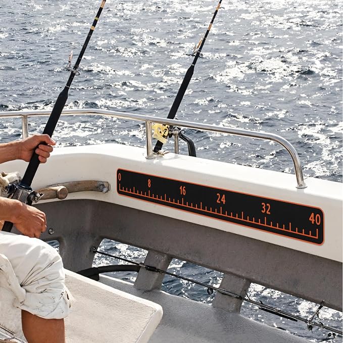 HZshark Premium EVA Foam Fish Ruler,Fish Measuring Board with Self-Adhesive Backing,Fishing Tape Measure for Boats Sailboats Yachts Kayaks