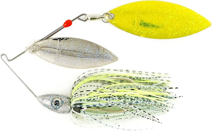 Nichols Lures Pulsator Metal Flake Double Willow Spinnerbait