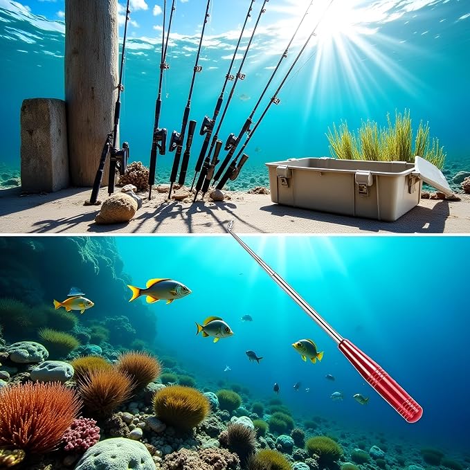 Red Fishing Hook Remover Fishing Hook Quick Removal Device Portable Hook Detacher Security Extractor Fish Hook Disconnect Device Fishing Hooks Accessory