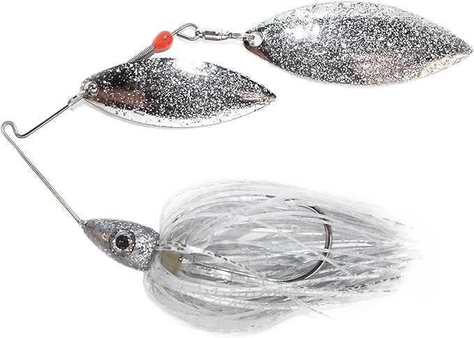 Nichols Lures Pulsator Metal Flake Double Willow Spinnerbait