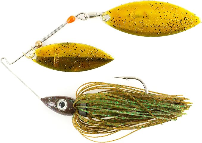 Nichols Lures Pulsator Metal Flake Double Willow Spinnerbait