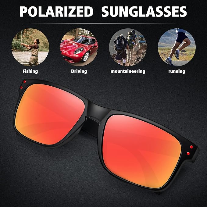 MEETSUN Polarized Sunglasses for Men Women Sports Driving Fishing Glasses UV400 Protection