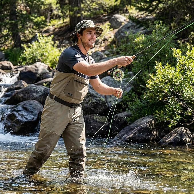Fly Fishing Reel with Aluminum Alloy Body 5/6wt Die Cast Pre-Loaded Fly Reel with Line Combo for Trout Bass Carp Pike Panfish