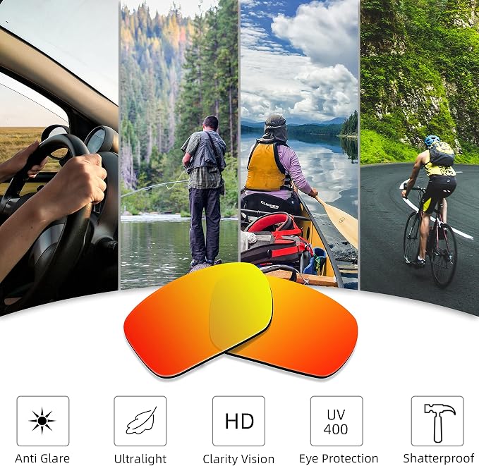 RUNCL Polarized Sports Sunglasses Billy, Fishing Sunglasses UV400 - Ultralight Floating TAC Lens, Anti-seawater Coating