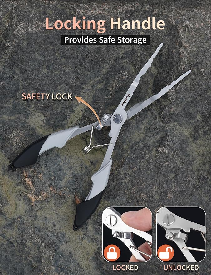 Fishing Gear,Hook Remover Fishing Pliers,Stainless Steel Fishing Tools,Multitool for Saltwater