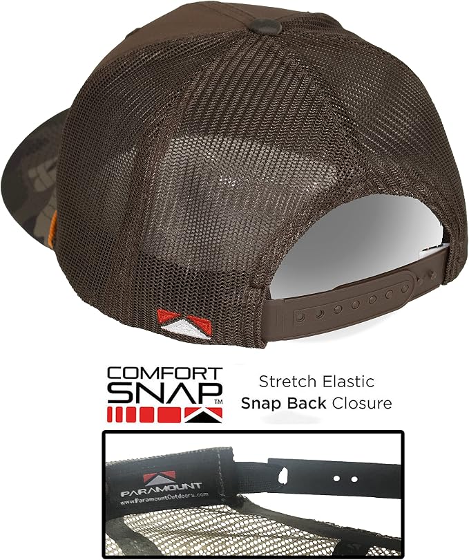 Paramount Outdoors Sporting Hat Collection for Men Hunting and Fishing Caps with ComfortSnap