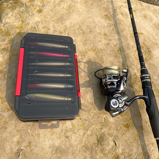 Plastic Storage Box for Lure Hard Bait,Double Sided,12/14 grids(B1420)