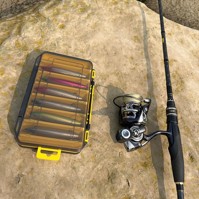 Plastic Storage Box for Lure Hard Bait,Double Sided,12/14 grids (Y1420)