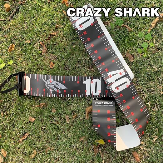 Fish Ruler Tape Measure, Measuring Tape 150cm Waterproof PVC Fishing Ruler Portable Folding Fish Measure Board Tool for Kayak Boat Outdoor Fishing Accessories