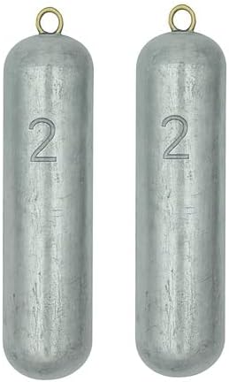 Deep Drop Fishing Lead Weight Sinker, 2lb-5lb Available, Fits in Rodholder, Made in The USA
