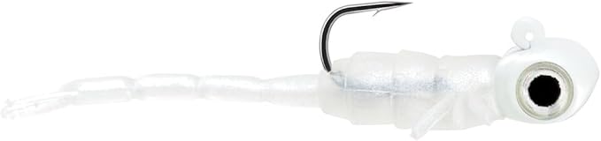 Northland Fishing Tackle Impulse Rigged Tungsten Bloodworm Jig for Ice Fishing Panfish, Assorted Sizes and Colors