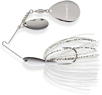 Duckett Fishing Waterslash Double Colorado Spinnerbait, Compact Fishing Lure, Durable in Heavy Cover
