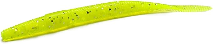 Soft Baits Finesse Worms Flat Tail Stick Worm(10cm/3.94in 2.9g/0.1oz. 6 Color Option)