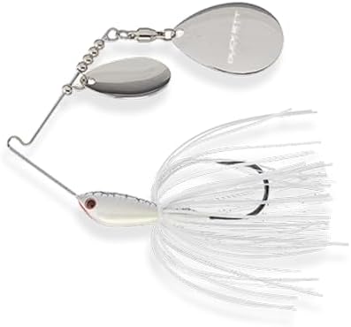 Duckett Fishing Waterslash Double Colorado Spinnerbait, Compact Fishing Lure, Durable in Heavy Cover