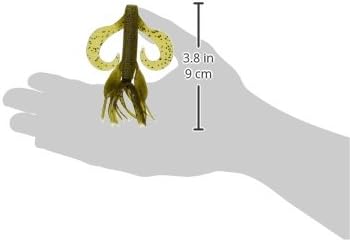 Yamamoto 4" Kreature Realistic Soft Plastic Fishing Lure Baits with Wings and Free-Flowing Skirt - 7 Pack