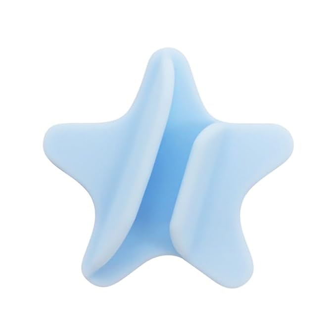 Lip Gloss Holder Phone Case,2026 New Model Five-Pointed Star Gloss Bracket,Self-Adhesive Lip Holder Suitable for iPhone Samsung Galaxy Moto and Android(Blue)
