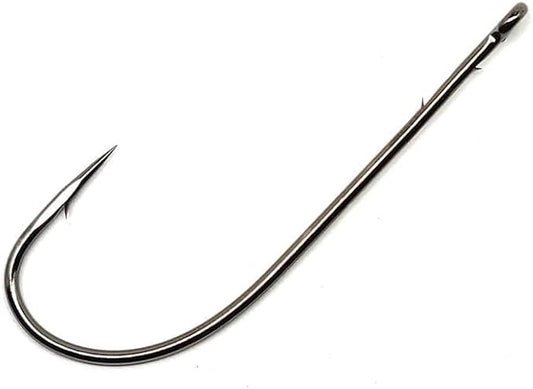 Gamakatsu Gamakatsu High Carbon Steel Worm Hook with Barbed Shank Finish