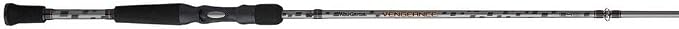 Abu Garcia Vengeance Casting Fishing Rod, 1-Piece Graphite Fishing Rod for Freshwater or Saltwater Fishing, Shock Absorbing Tip