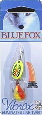 BLUE FOX Classic Vibrax, Inline Spinner Lure for Trout Bass Walleye and Salmon Premium Fishing Spinner