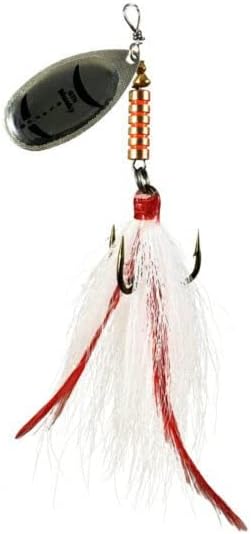 Guideline GTN Musky Slayer Tandem or Single, with Spinner Blade. (Chartreuse Black, Single)