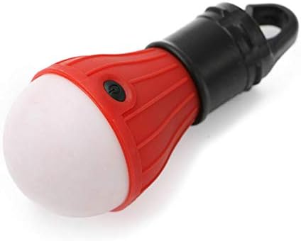 3LED Fishing Light Outdoor Camping Light Emergency Light Portable Camping Light Fishing Camping Light Lamp Hanging Bulb Tent led Light (Red)