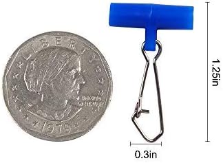 Dr.Fish Sinker Slides for Fishing, Sinker Weight Silder Line Slide Sleeve Swivel Duo Lock Snaps for Saltwater Surf Bottom Fishing Fish Fider Rig Catfish Rig