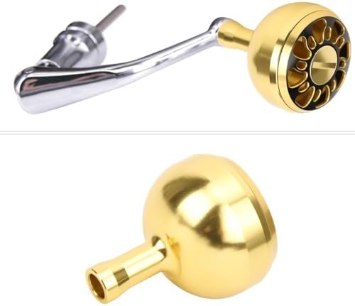 ‌38mm Fishing Reel Power Knob – Metal Replacement Handle for 2000-6000 Spinning Reels, Upgrade Grip for Saltwater Fishing