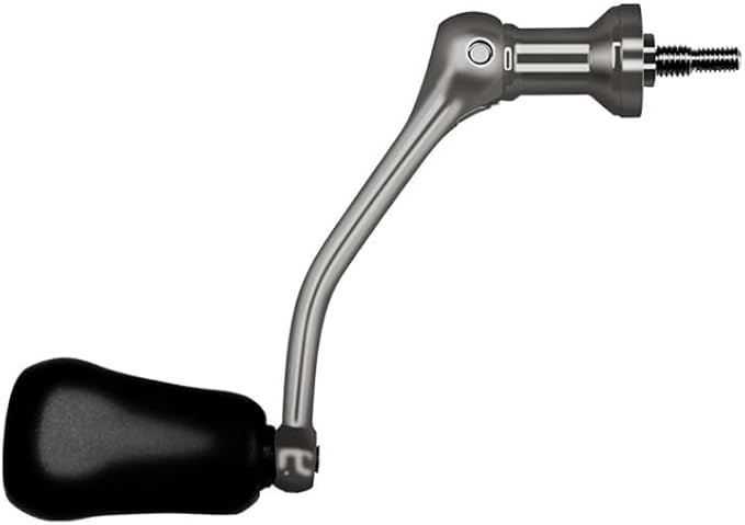 Fishing Reel Handle Grip Double Single Rocker Arm Screw-in Handle Grips Fishing Rod Power Handle for Baitcasting Reel Aluminum Ergonomic