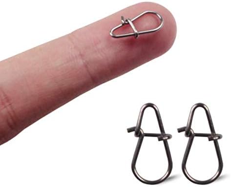 100pcs/pack Fishing Nice Snaps Power Clips Fast Snaps Fishing Speed Clips 25LB 30LB 40LB
