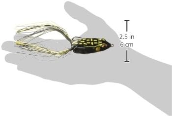 Booyah Pad Crasher Topwater Bass Fishing Hollow Body Frog Lure with Weedless Hooks