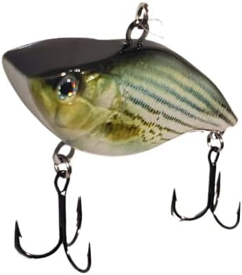 2 3/4" DDT Lipless Crankbait for Bass Fishing Lure Vibe Trap Crank Bait Lifelike Bait Sink