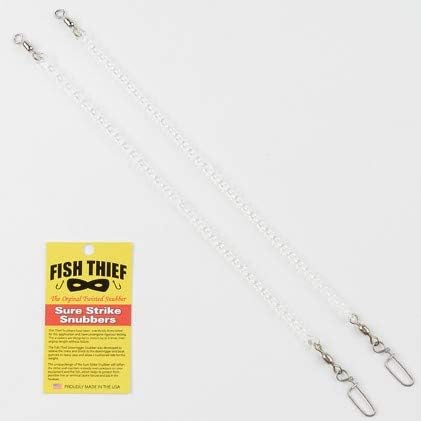 Diver Snubber Twin Pack, Clear, 10 Inches