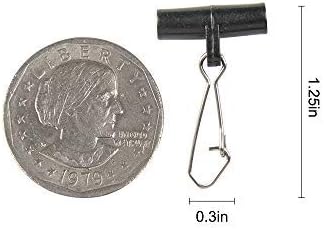 Dr.Fish Sinker Slides for Fishing, Sinker Weight Silder Line Slide Sleeve Swivel Duo Lock Snaps for Saltwater Surf Bottom Fishing Fish Fider Rig Catfish Rig