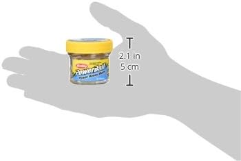 Berkley PowerBait Power Honey Worm Fishing Bait, Natural, 1in, Irresistible Scent & Flavor, Realistic Profile, Ideal for Bluegill, Crappie, Perch and More