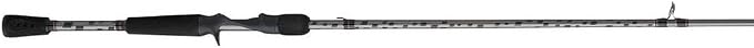 Abu Garcia Vengeance Casting Fishing Rod, 1-Piece Graphite Fishing Rod for Freshwater or Saltwater Fishing, Shock Absorbing Tip